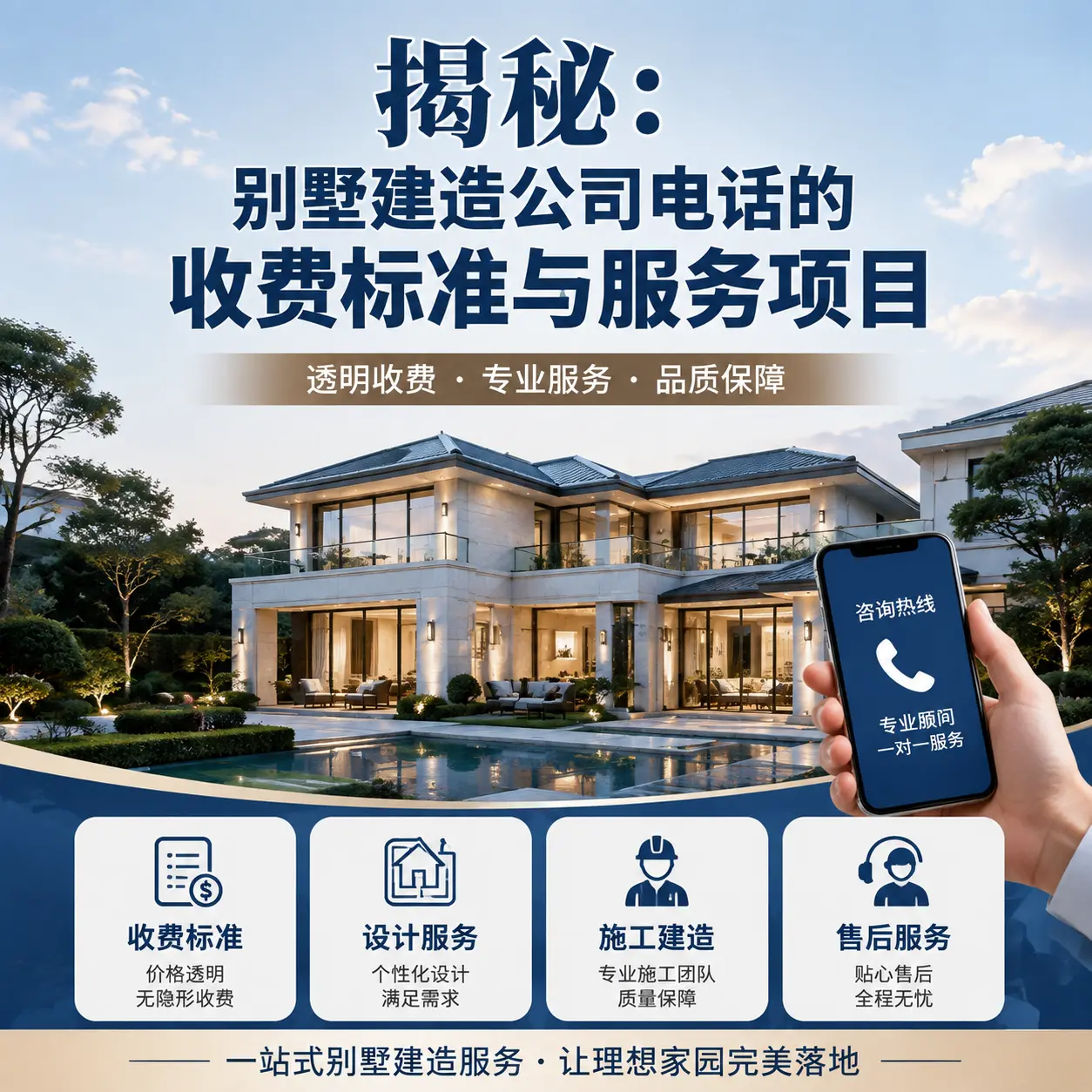 揭秘：思南别墅建造公司电话的收费标准与服务项目