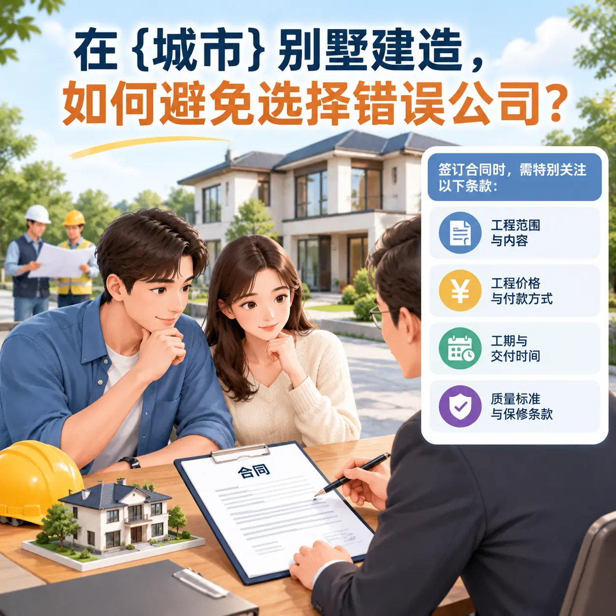 在 思南 别墅建造,如何避免选择错误公司?