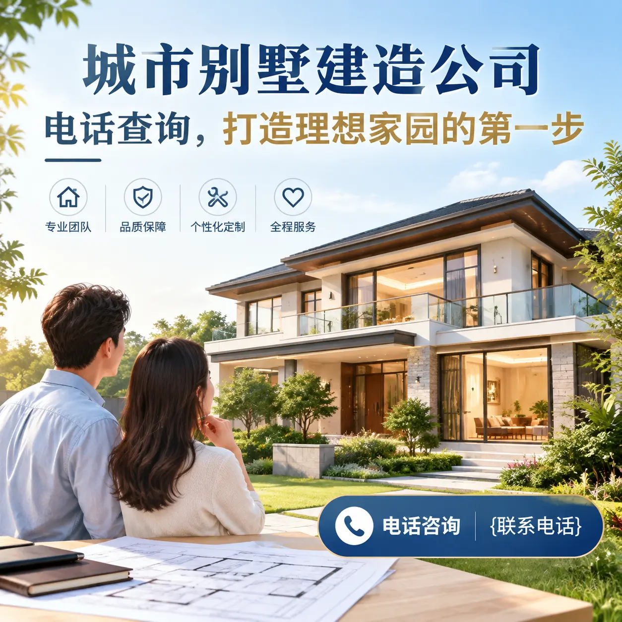 思南别墅建造公司电话查询,打造理想家园的第一步
