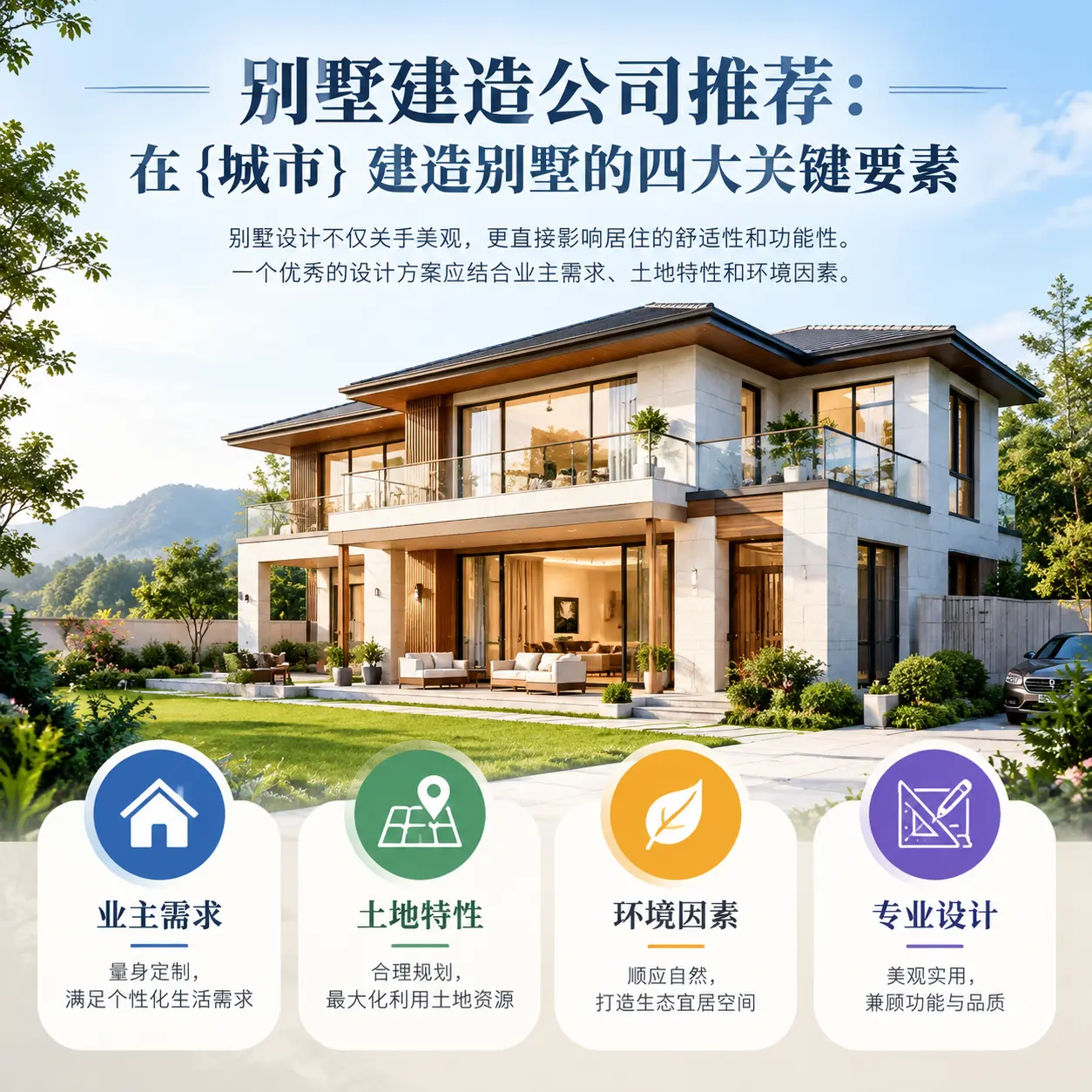 别墅建造公司推荐:在 思南 建造别墅的四大关键要素