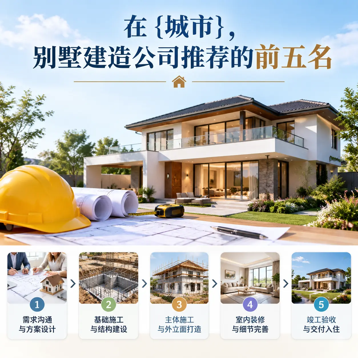在 思南，别墅建造公司推荐的前五名