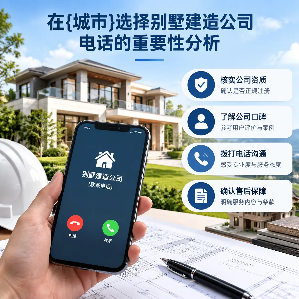 在思南选择别墅建造公司电话的重要性分析