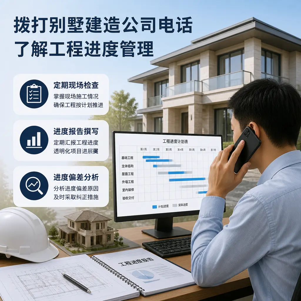 拨打思南别墅建造公司电话,了解工程进度管理