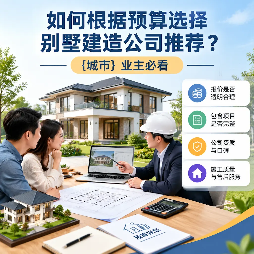 如何根据预算选择别墅建造公司推荐? 思南 业主必看